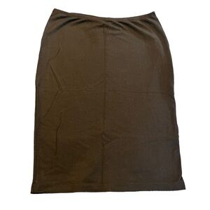 Philosophy Black Skirt - Pull On Pencil Skirt. Office Business Size: Large